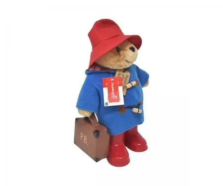 Klassischer Paddington Bär mit Stiefeln & Koffer