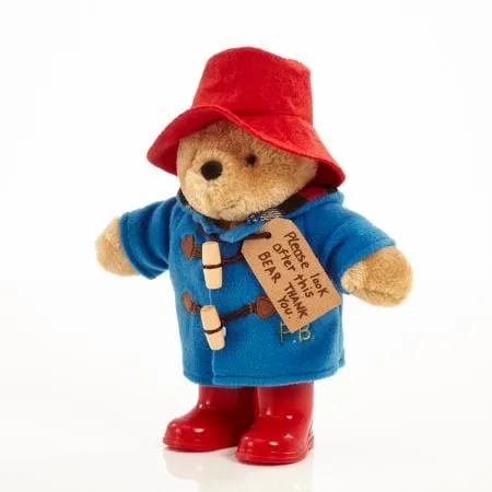 Klassischer Paddington Bär mit Stiefeln