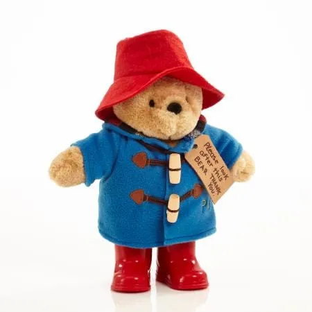 Klassischer Paddington Bär mit Stiefeln