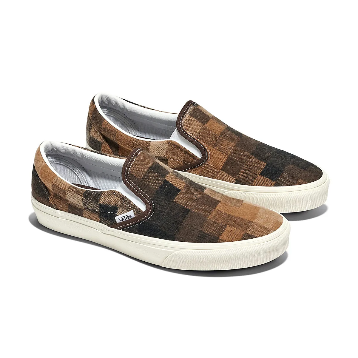 Classic Slip On 'Pullover-Karo Braun'