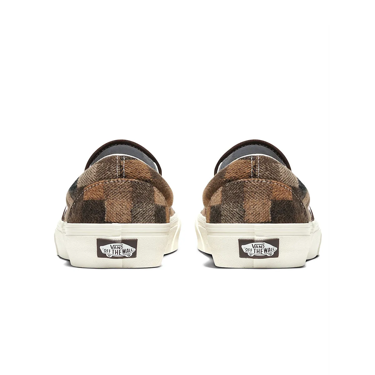 Classic Slip On 'Pullover-Karo Braun'