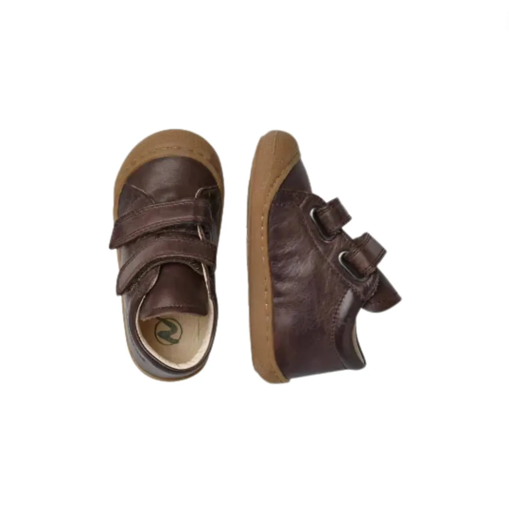 Cocoon VL Napa Leder Erstschuhe - Dunkelbraun von Naturino