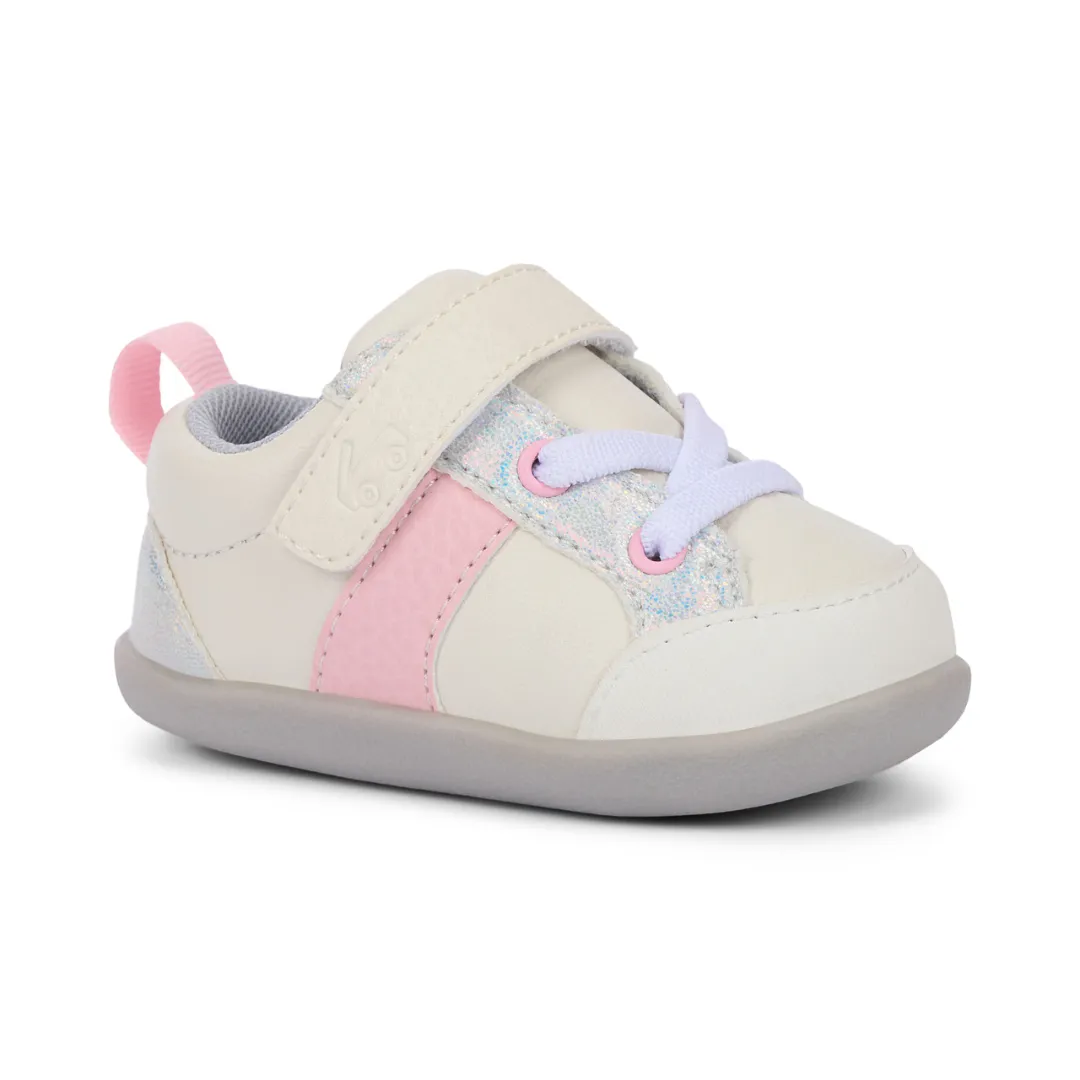 Connor First Walker Schuh - Weiß/Rosa von See Kai Run