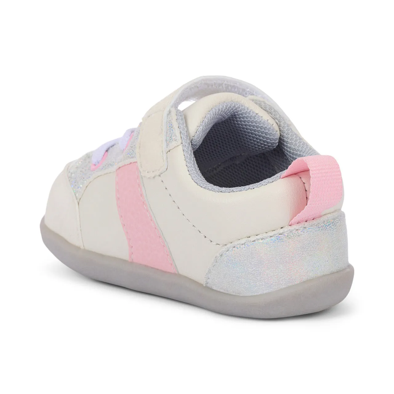 Connor First Walker Schuh - Weiß/Rosa von See Kai Run