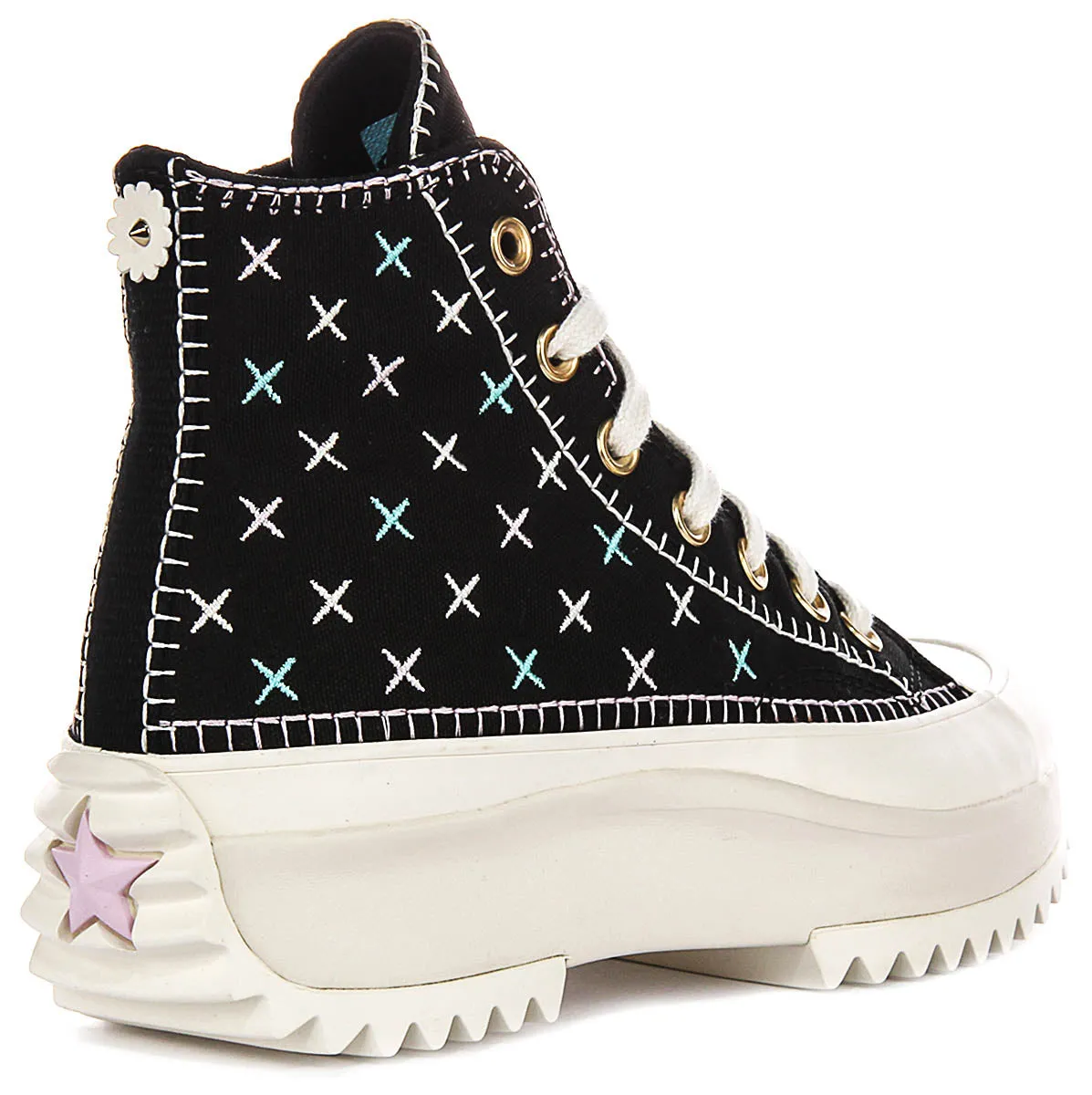 Converse A08733C Runstar Hike Schuhe in Schwarz Gold