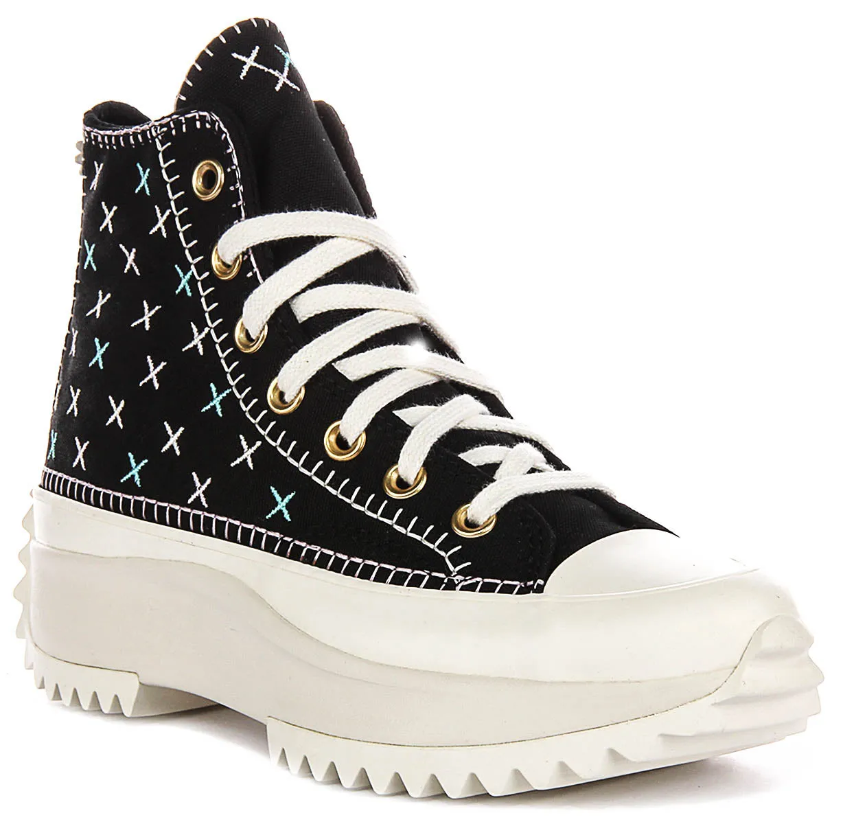 Converse A08733C Runstar Hike Schuhe in Schwarz Gold