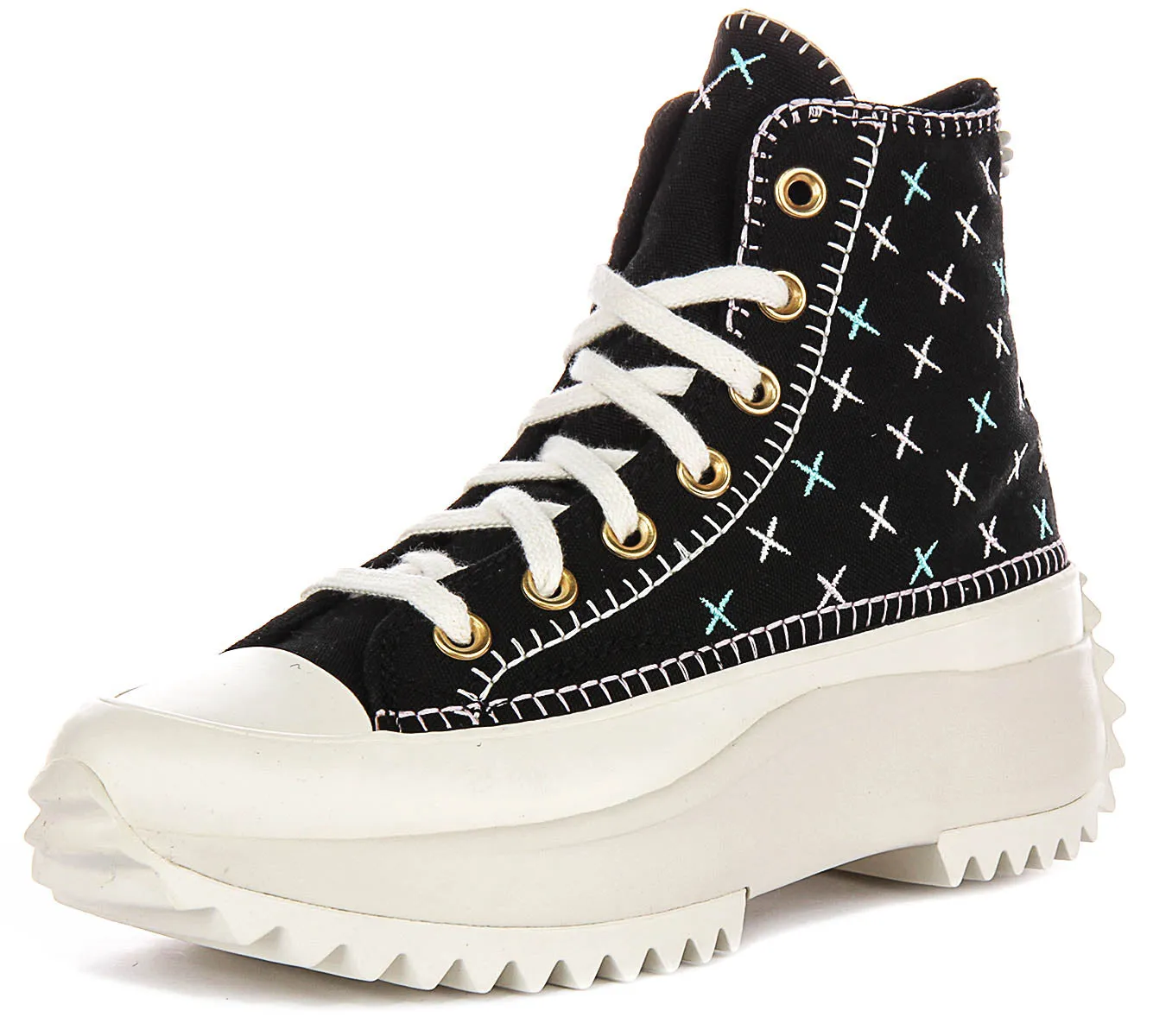 Converse A08733C Runstar Hike Schuhe in Schwarz Gold