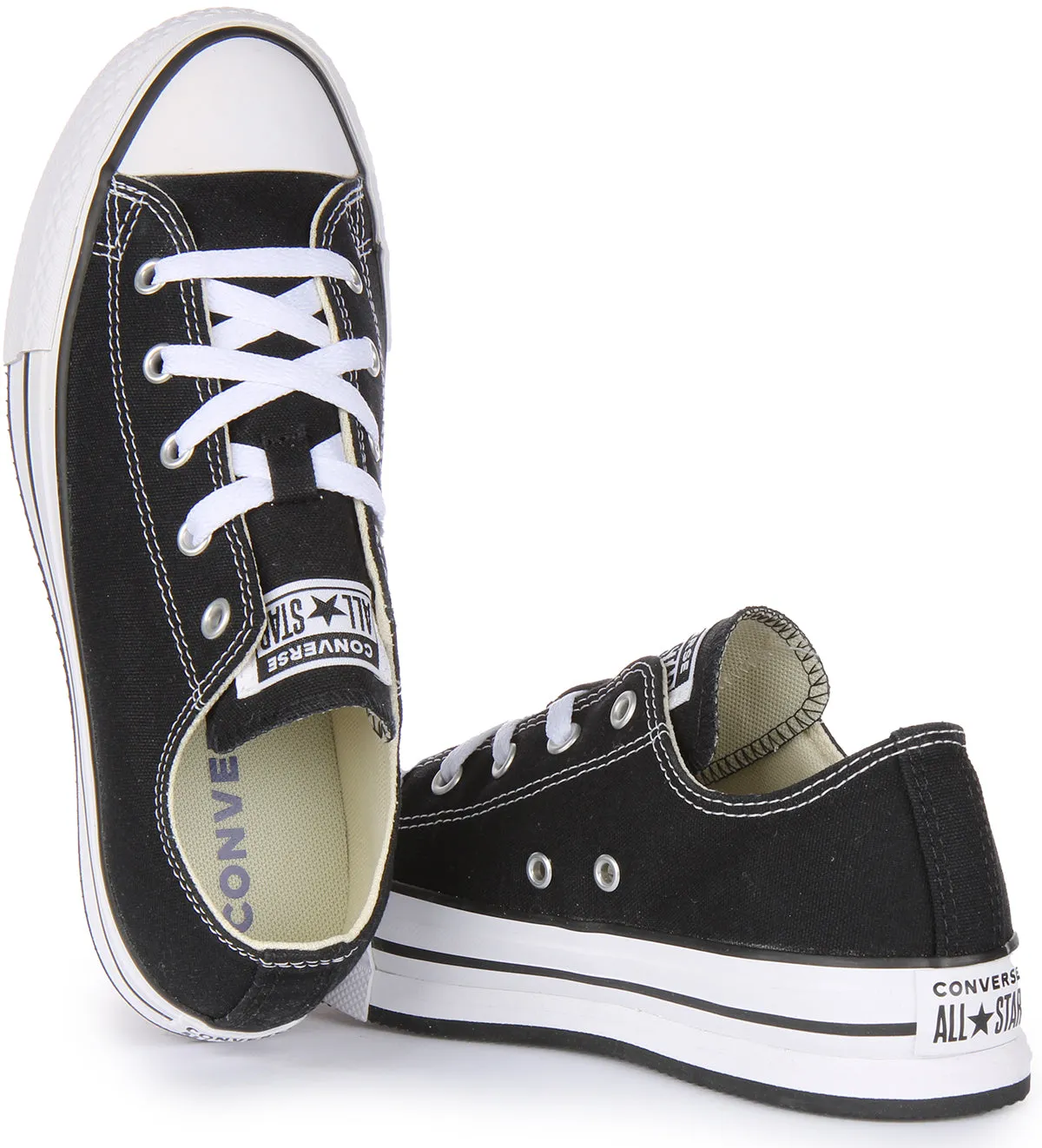 Converse All Star Lift 272857C in Schwarz Weiß für Junior-Schuhe Converse