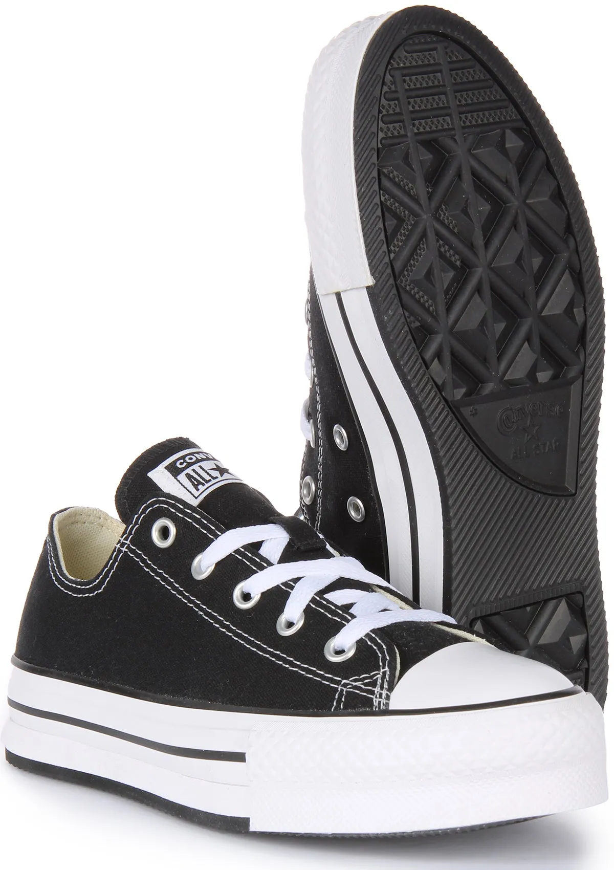Converse All Star Lift 272857C in Schwarz Weiß für Junior-Schuhe Converse