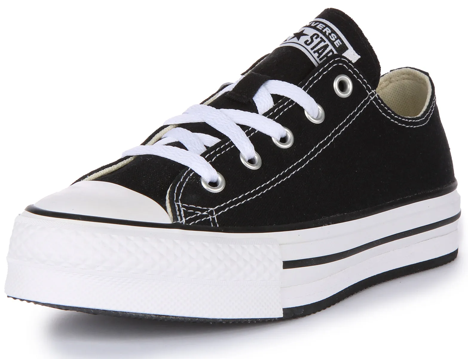 Converse All Star Lift 272857C in Schwarz Weiß für Junior-Schuhe Converse
