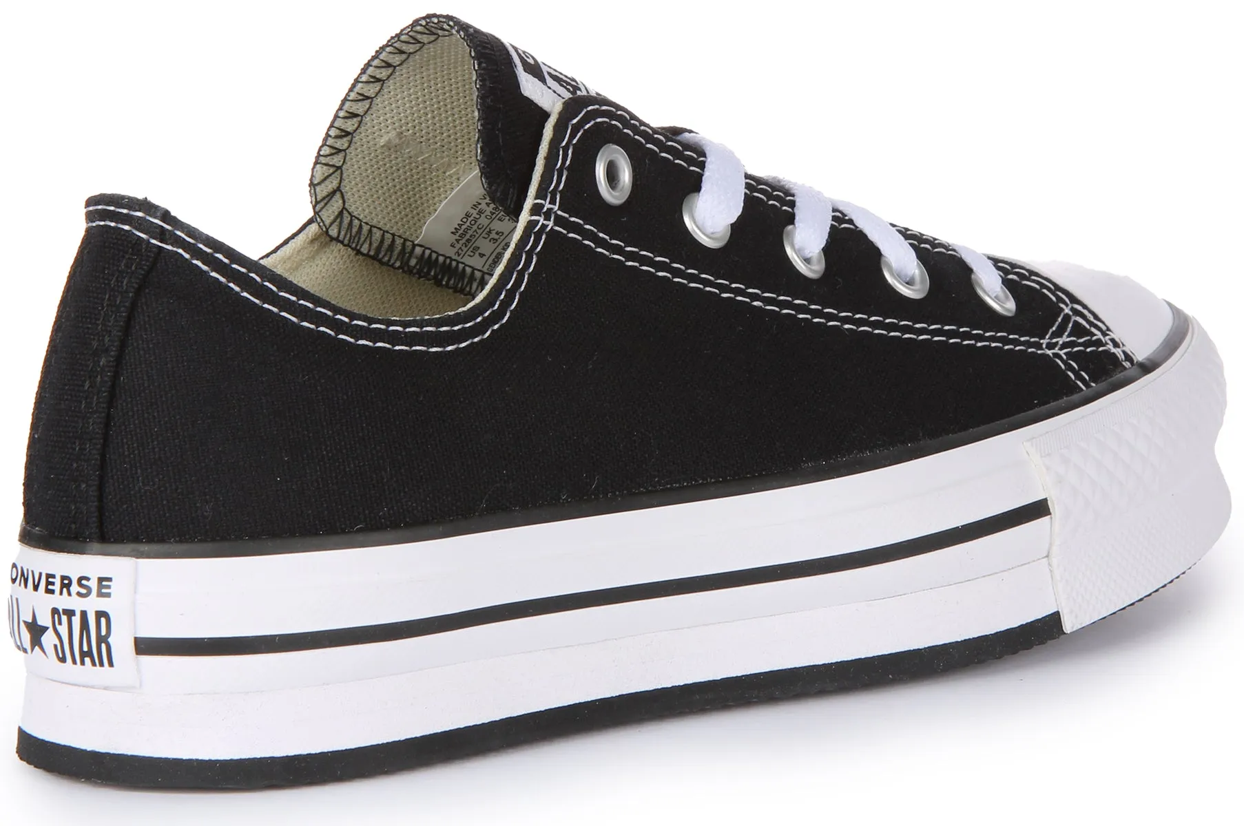 Converse All Star Lift 272857C in Schwarz Weiß für Junior-Schuhe Converse