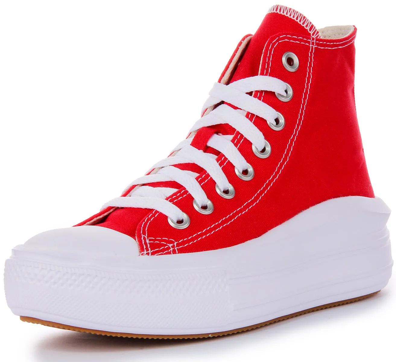 Converse All Star Move A09073C in Rot Weiß Schuhe Converse