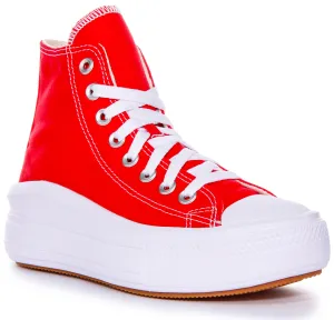 Converse All Star Move A09073C in Rot Weiß Schuhe Converse