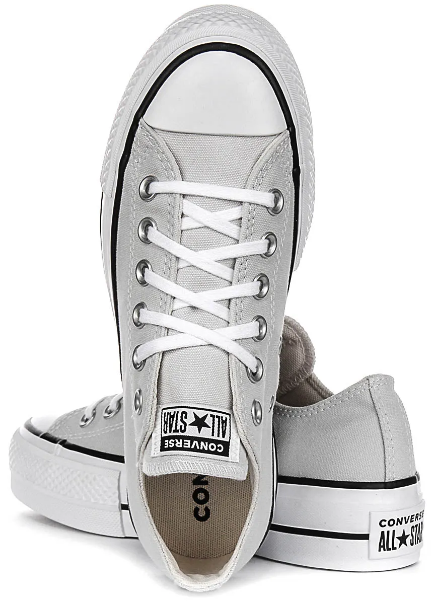 Converse All Star Ox Lift A11538C in hellgrauen Schuhen Converse