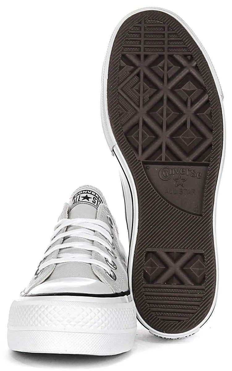 Converse All Star Ox Lift A11538C in hellgrauen Schuhen Converse