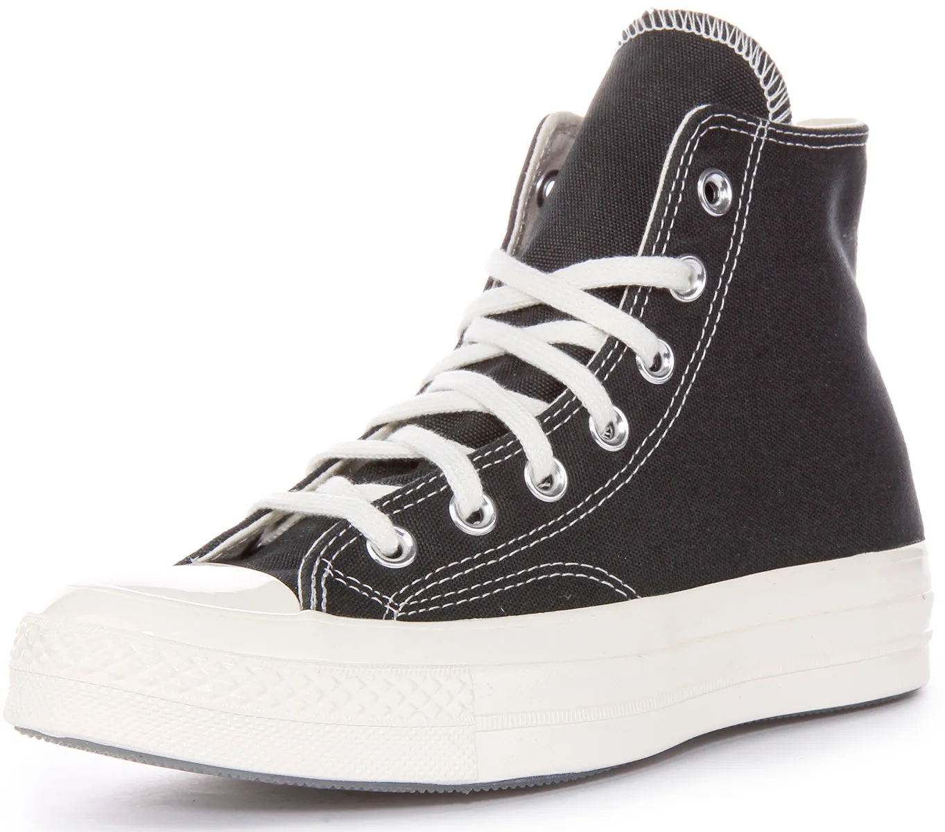 Converse Chuck 70s Hi A07108C in Schwarz-Weiß Blumen Schuhen Converse
