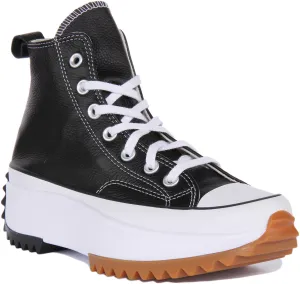Converse Runstar Hike Platform Hi A04292C in schwarz-weißen Schuhen Converse