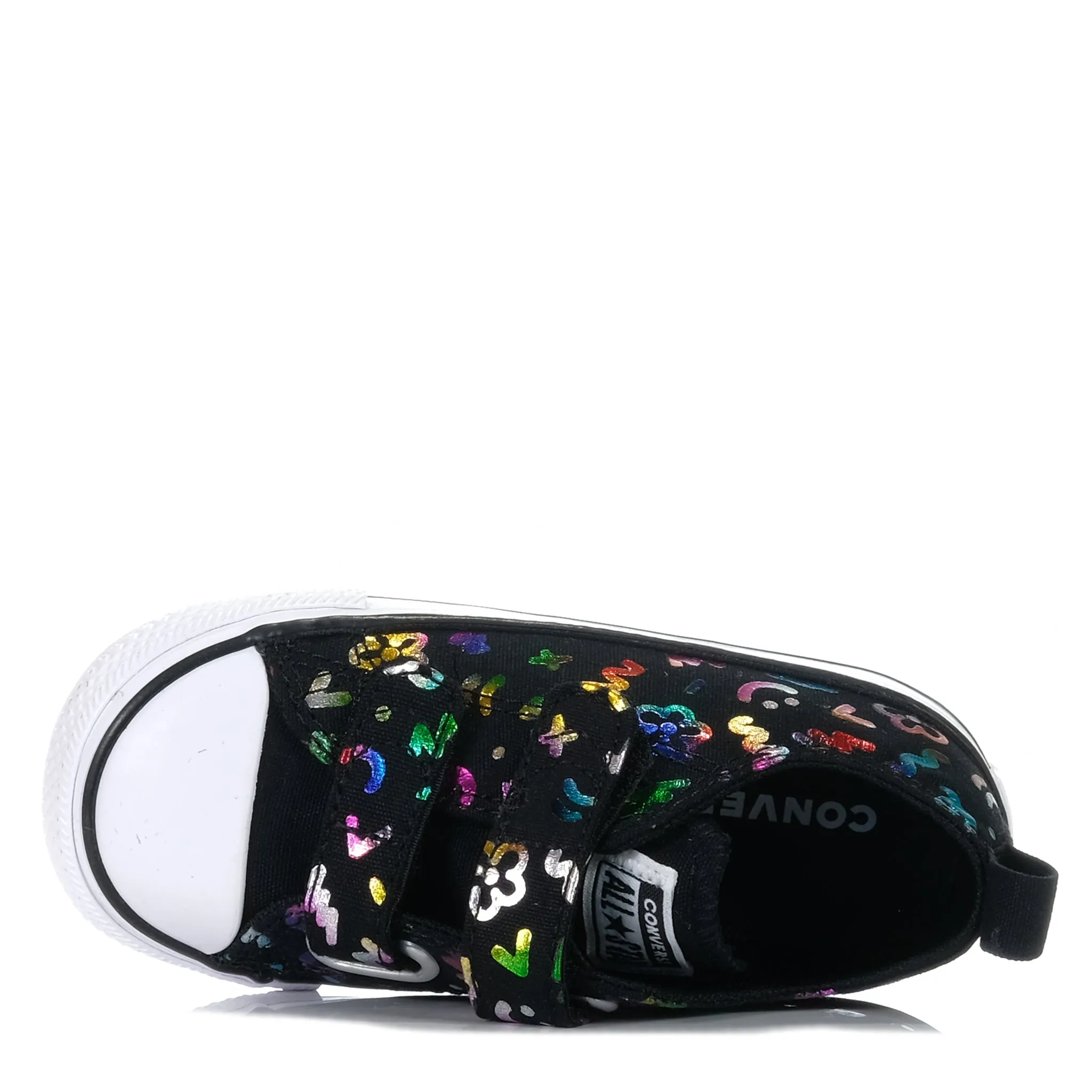 Converse Schuhe Converse Chuck Taylor Kleinkind 2V Polka-Doodle Niedrig Schwarz