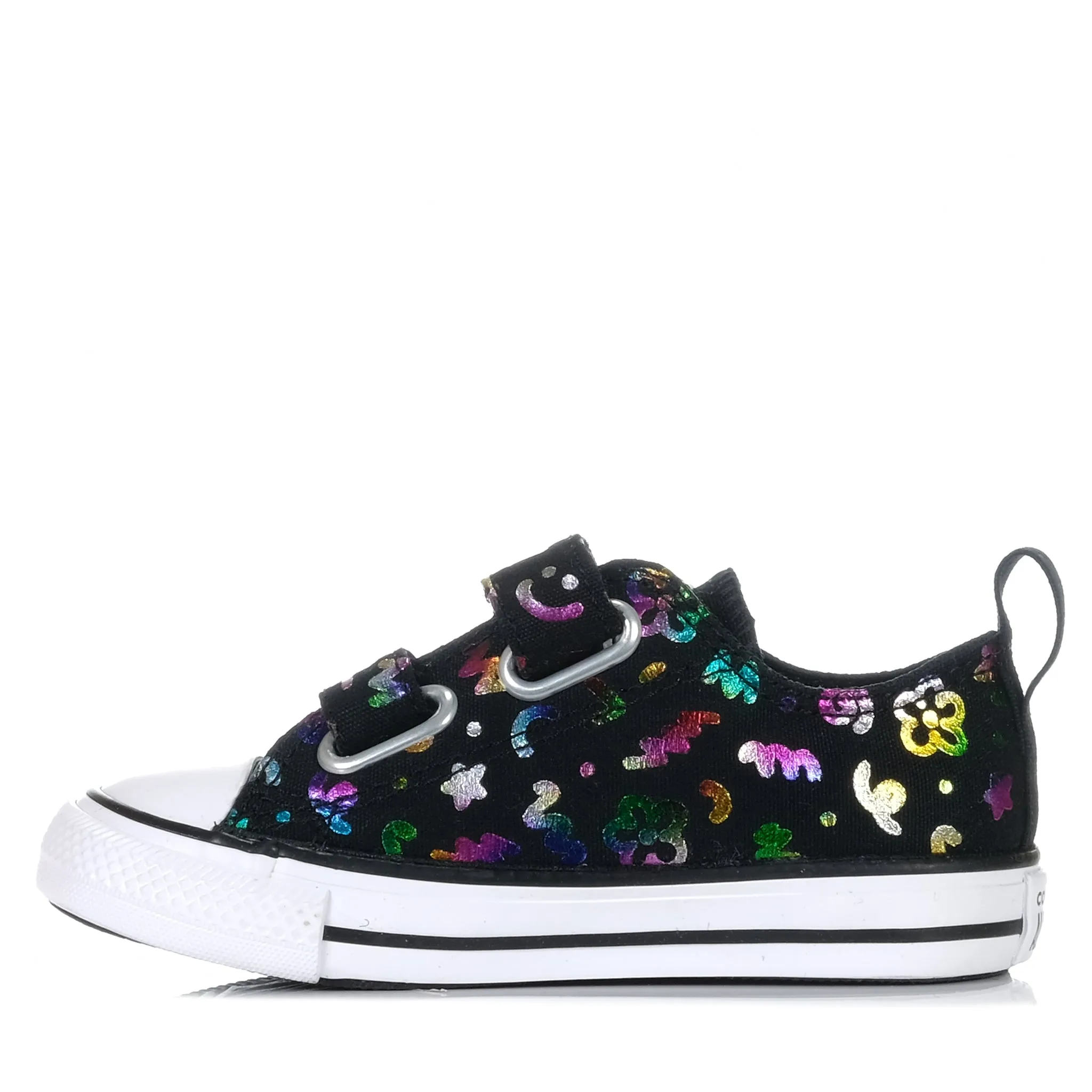 Converse Schuhe Converse Chuck Taylor Kleinkind 2V Polka-Doodle Niedrig Schwarz