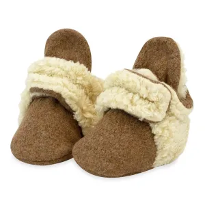 Cozie Fleece gefütterter Stiefel - Heather Mocha von Zutano