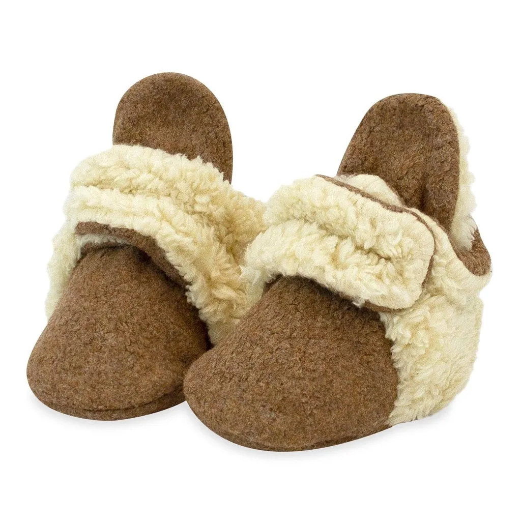 Cozie Fleece gefütterter Stiefel - Heather Mocha von Zutano