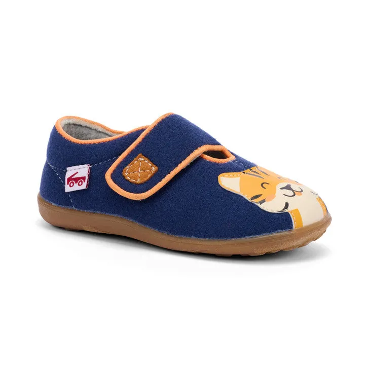 Cruz Slippers - Dunkelblauer Tiger von See Kai Run