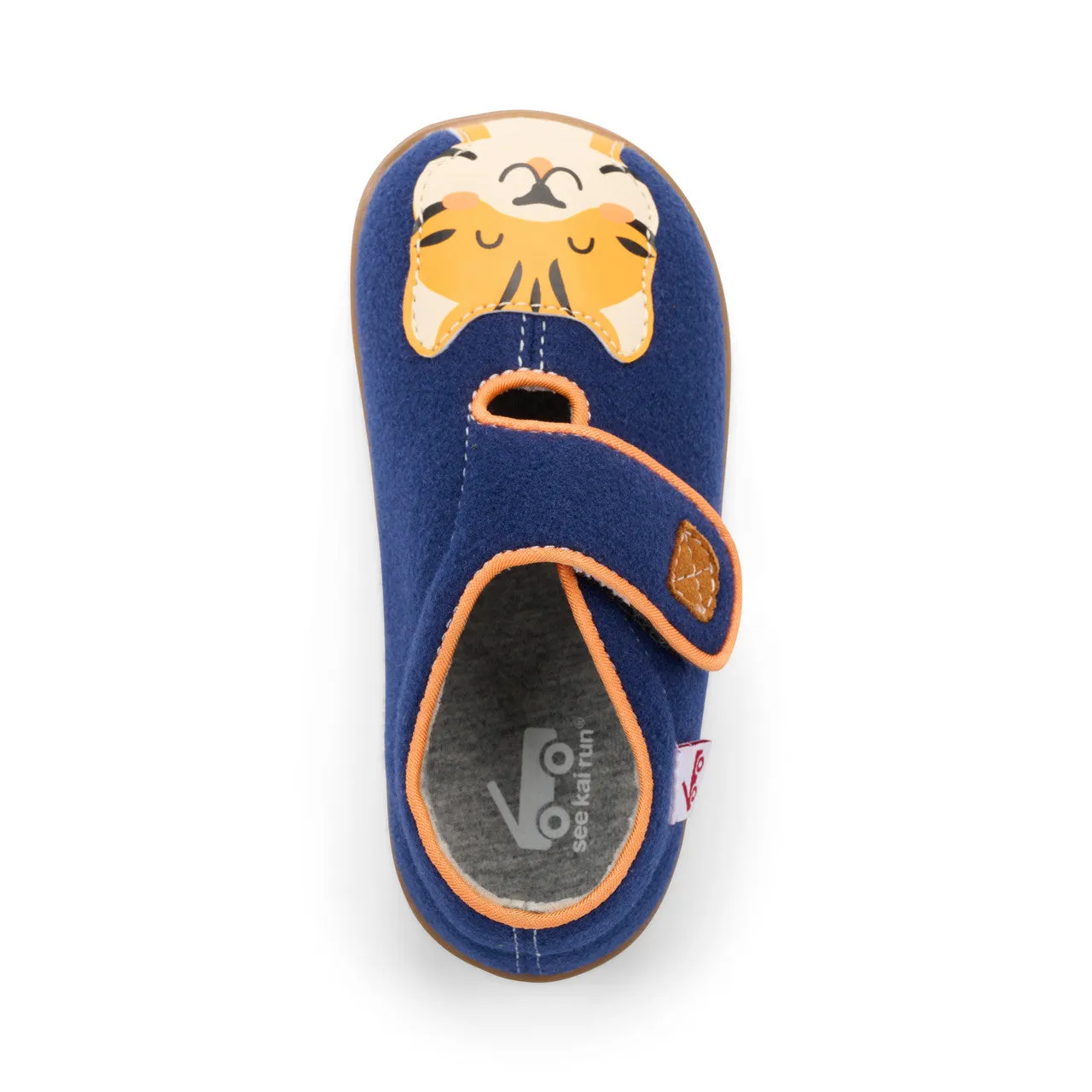 Cruz Slippers - Dunkelblauer Tiger von See Kai Run