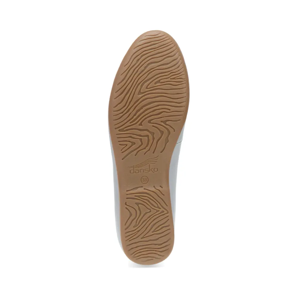 Dansko Damen Lorri Leder-Loafer in Grau