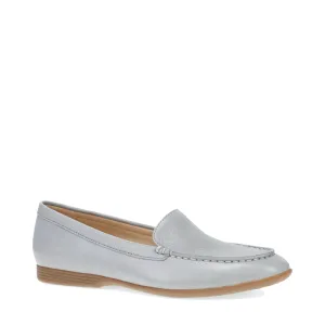 Dansko Damen Lorri Leder-Loafer in Grau