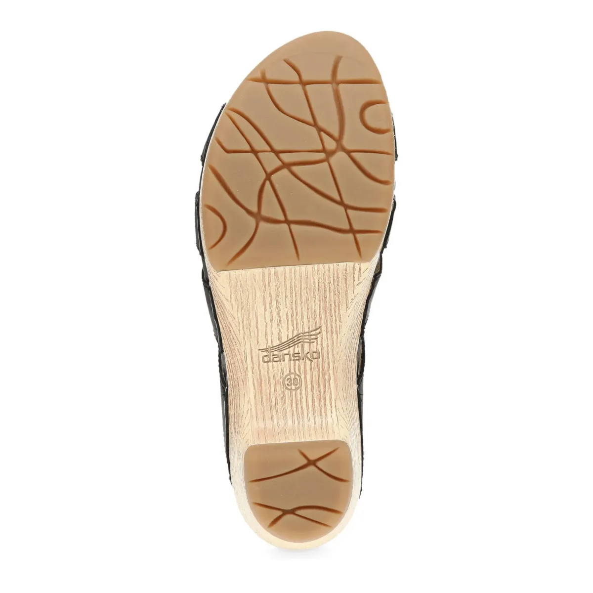 Dansko Damen Lyndi Schwarz Geölt