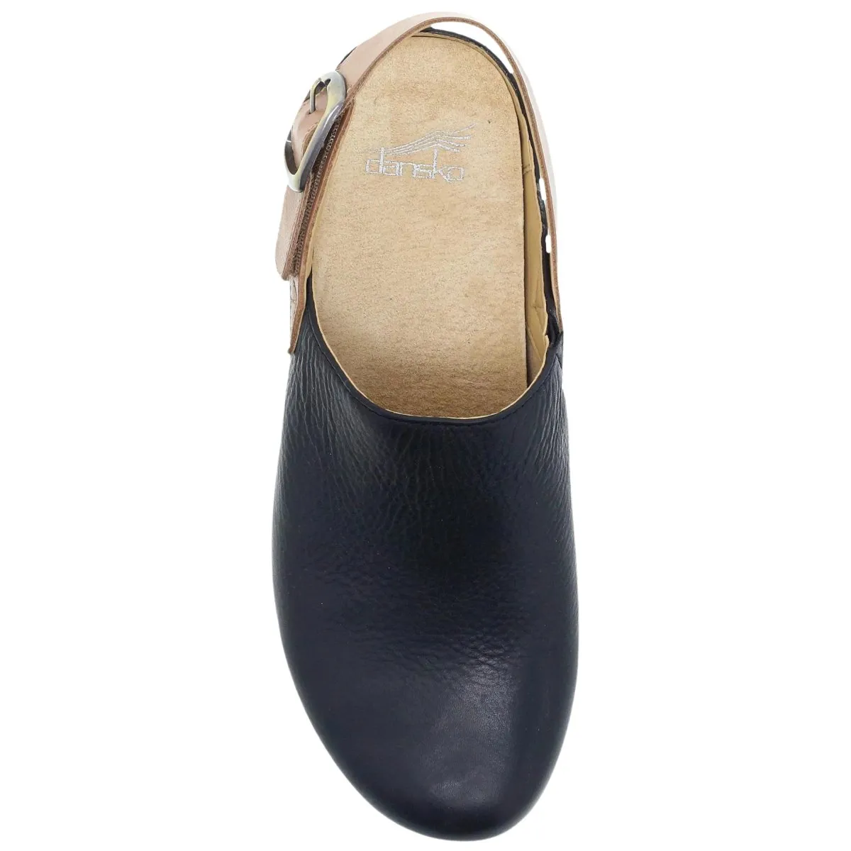 Dansko Damen Merrin Schwarz Wachsgegerbter Mule