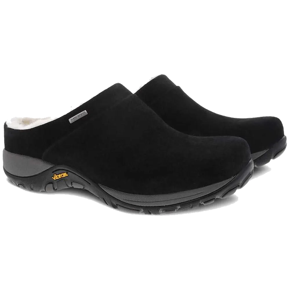 Dansko Damen Parson Schwarz Wildleder