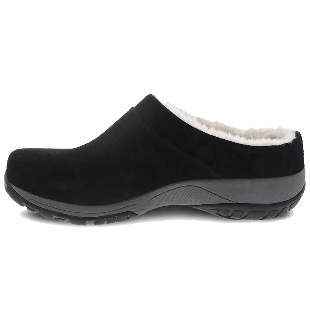 Dansko Damen Parson Schwarz Wildleder