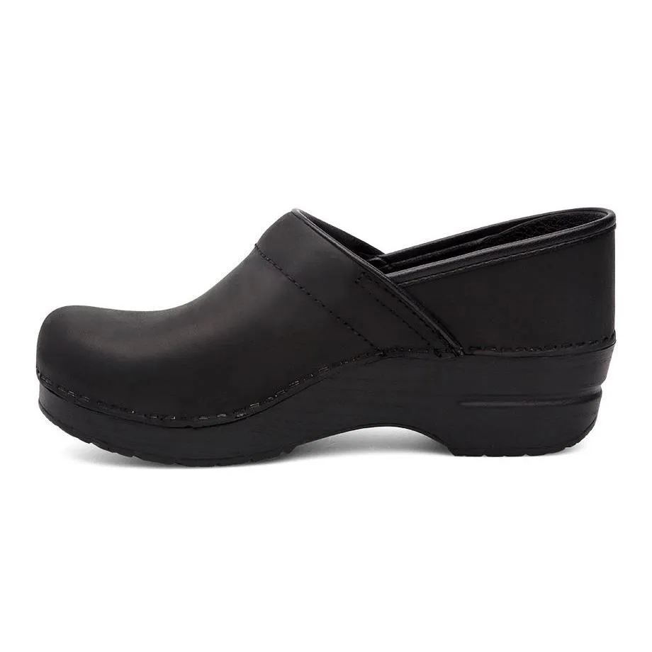 Dansko Damen Professional Schwarz Geöltes Leder