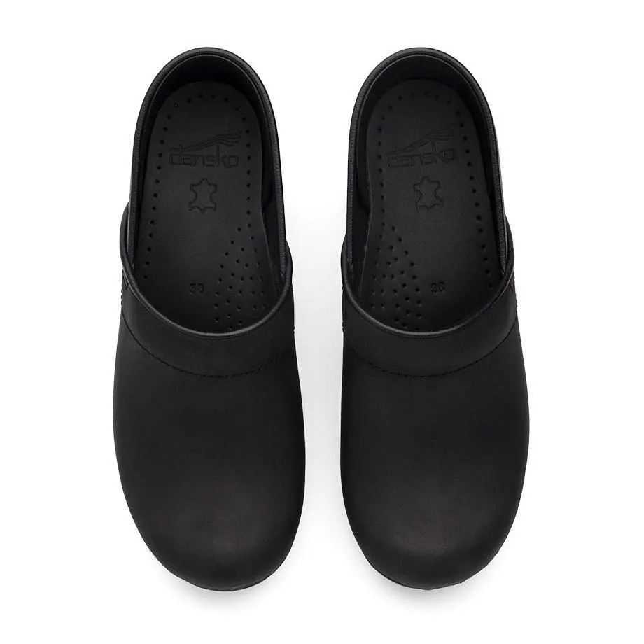Dansko Damen Professional Schwarz Geöltes Leder