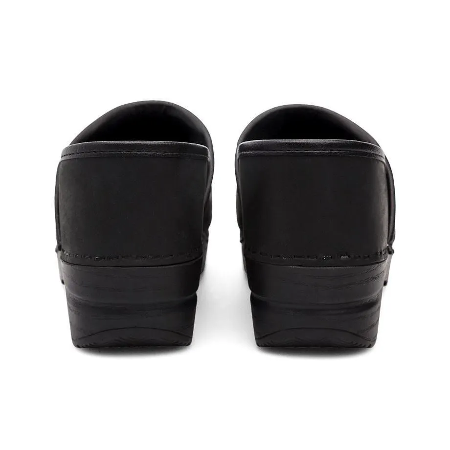 Dansko Damen Professional Schwarz Geöltes Leder
