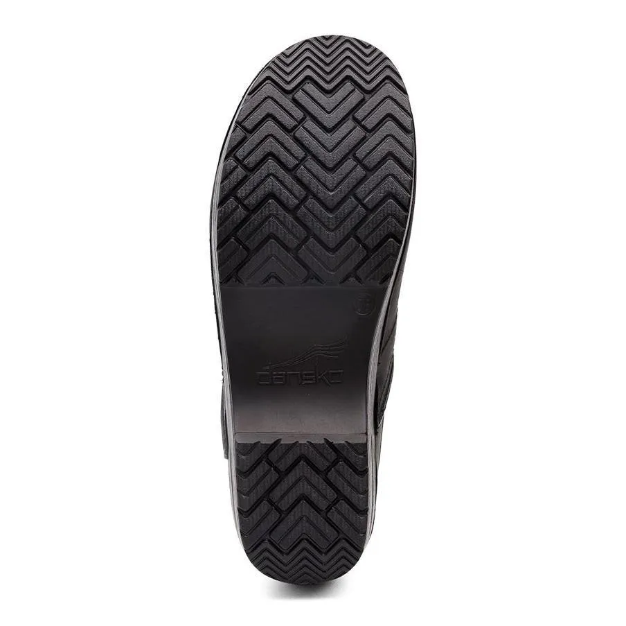 Dansko Damen Professional Schwarz Geöltes Leder
