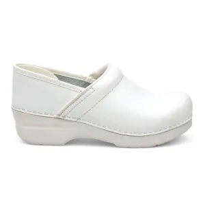 Dansko Damen Professional Weiß Box Leder
