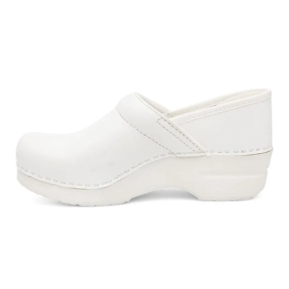 Dansko Damen Professional Weiß Box Leder