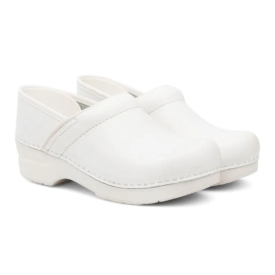 Dansko Damen Professional Weiß Box Leder