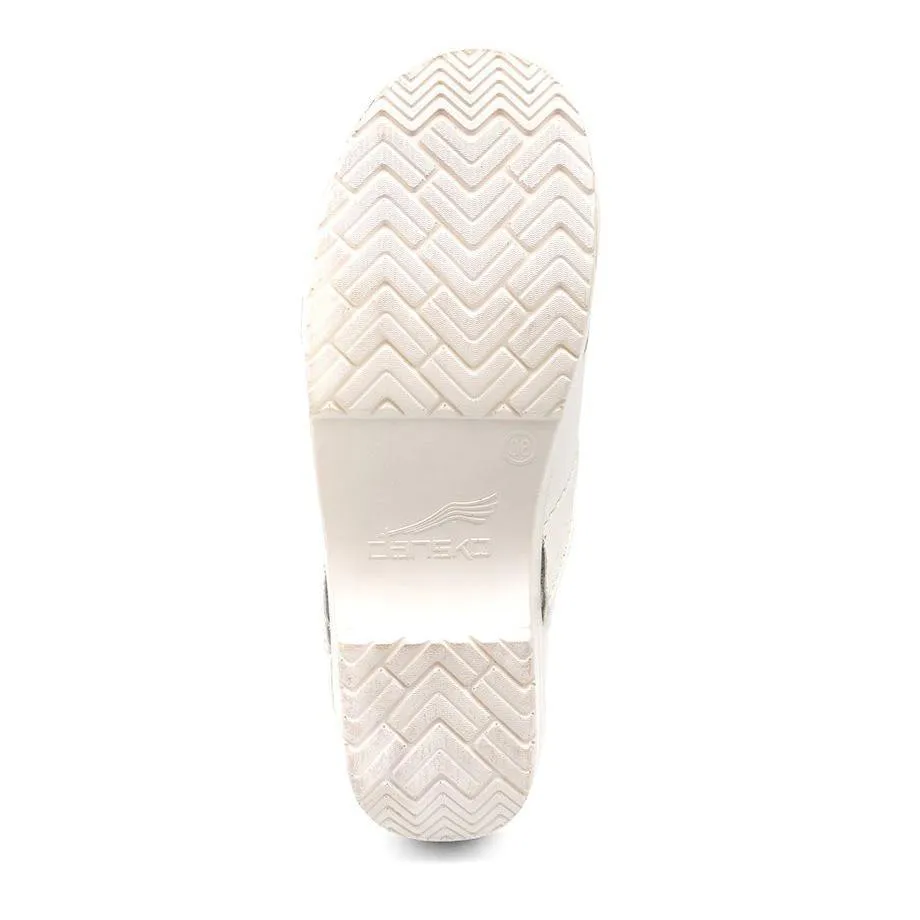 Dansko Damen Professional Weiß Box Leder