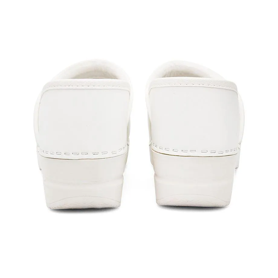Dansko Damen Professional Weiß Box Leder