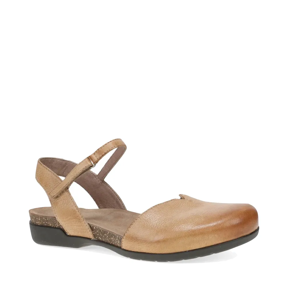 Dansko Damen Rowan Sandale mit geschlossener Spitze in Honigbraun