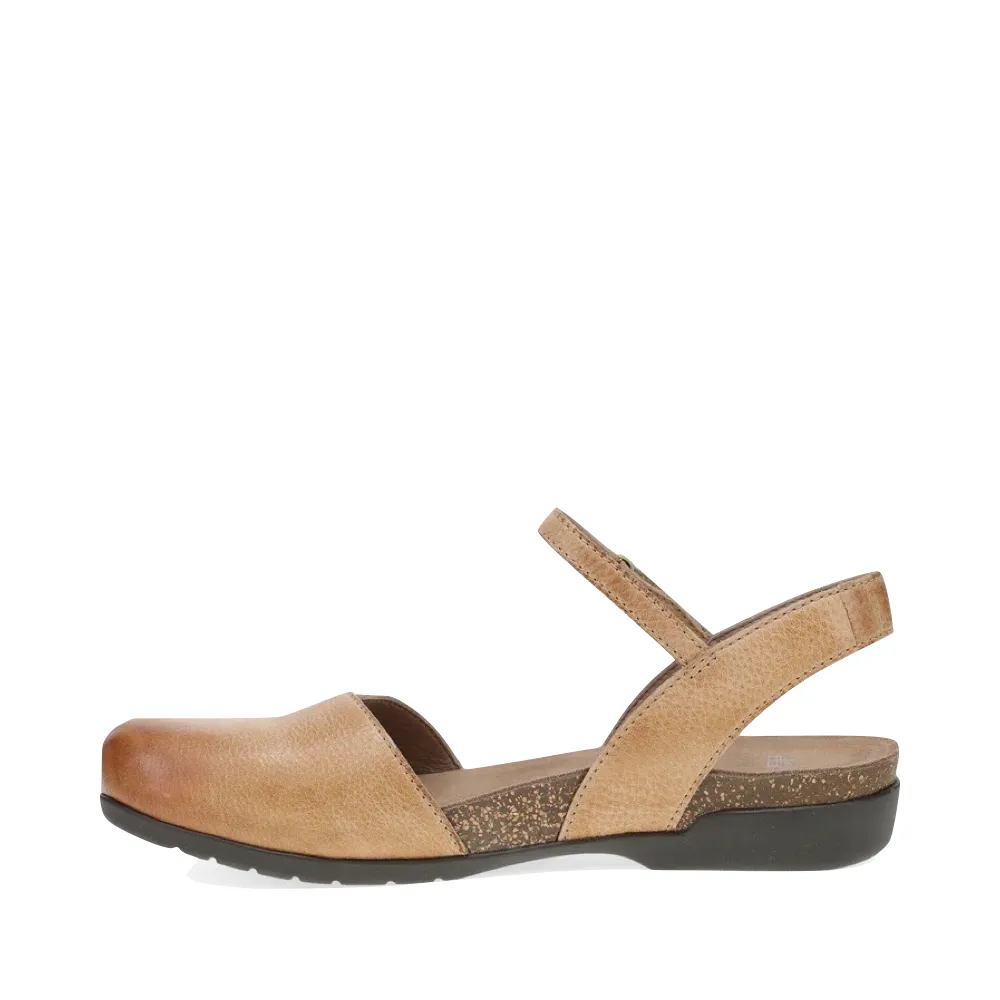 Dansko Damen Rowan Sandale mit geschlossener Spitze in Honigbraun