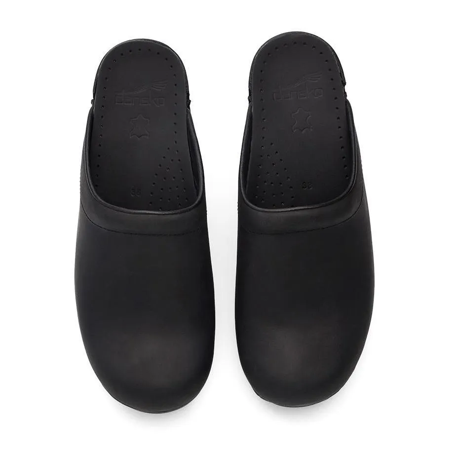 Dansko Damen Sonja Schwarz Geöltes Leder