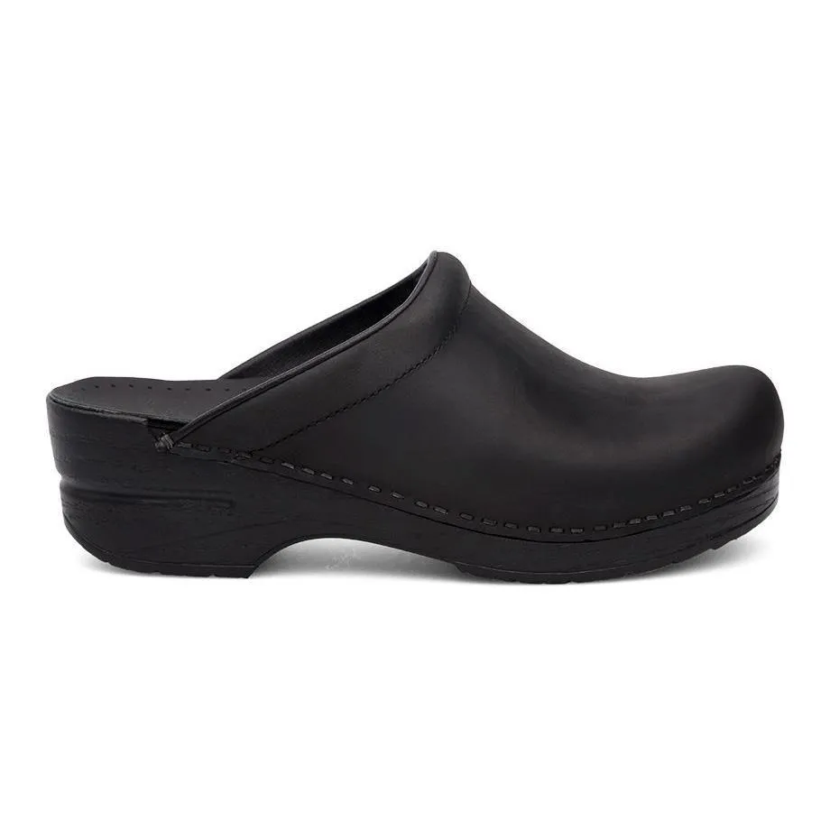 Dansko Damen Sonja Schwarz Geöltes Leder