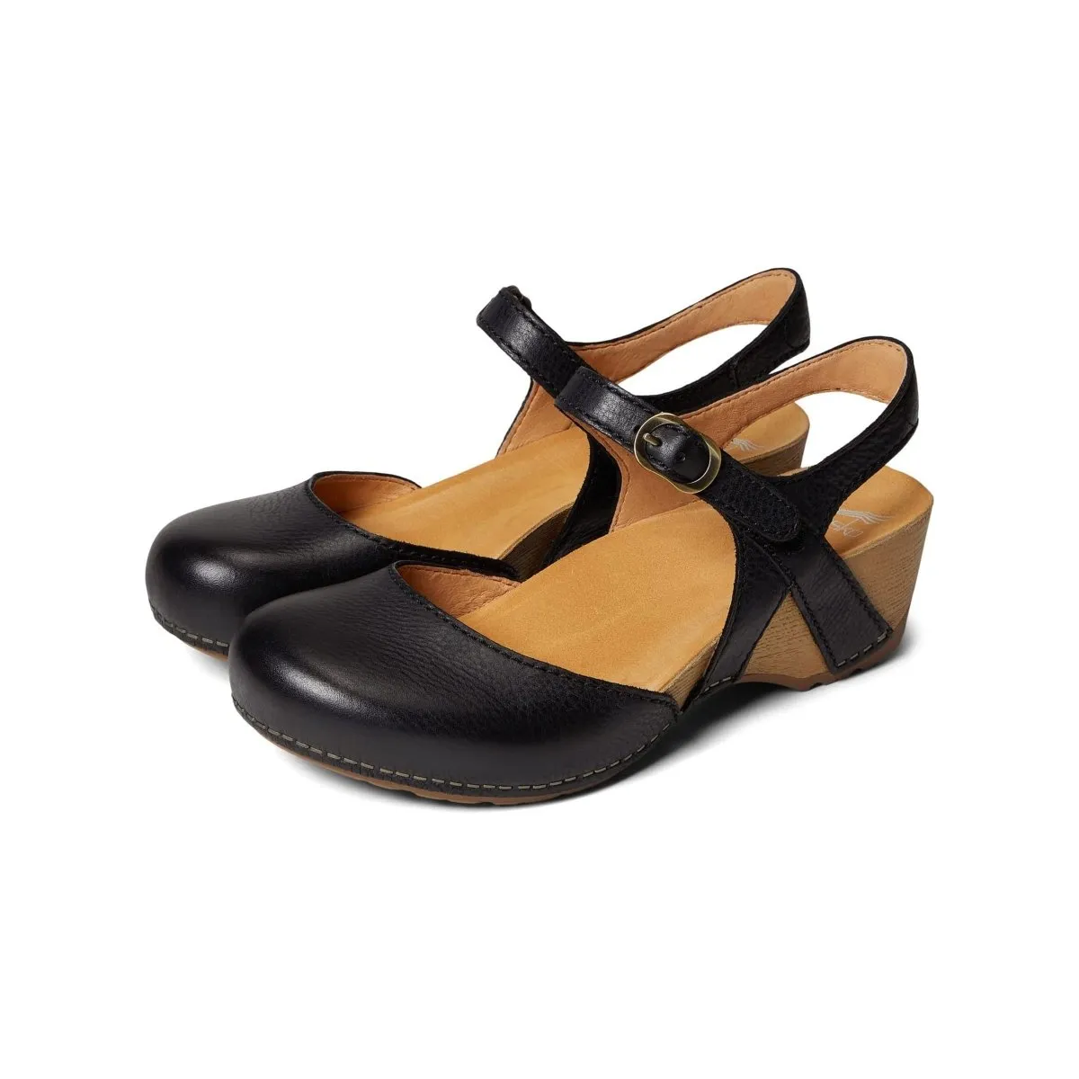 Dansko Damen Tiffani Schwarz Gebürstet