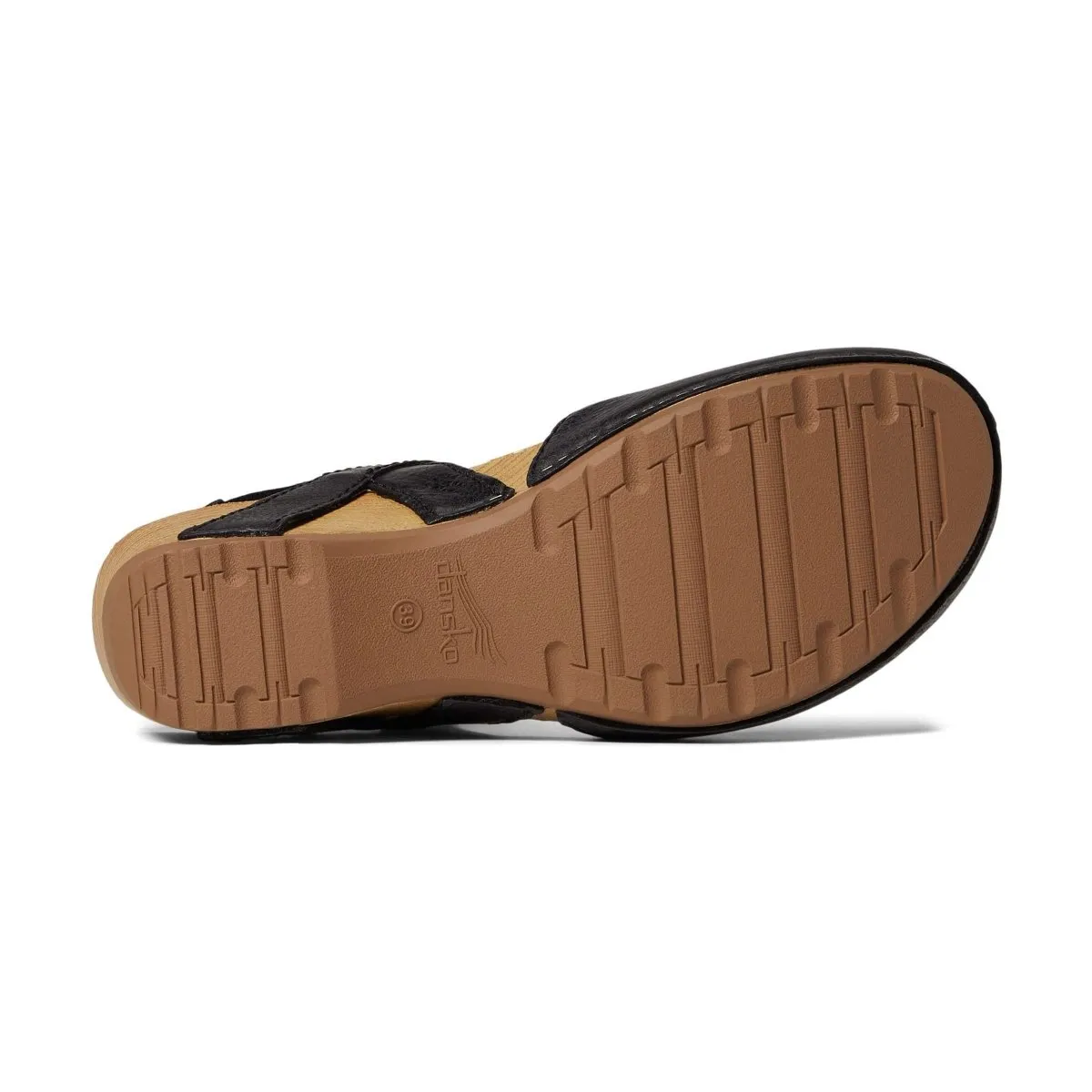 Dansko Damen Tiffani Schwarz Gebürstet