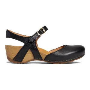 Dansko Damen Tiffani Schwarz Gebürstet