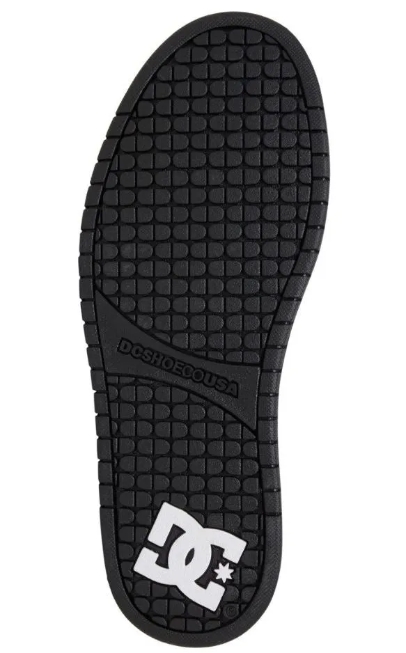 D.C. Court Graffik Weißer Leder-Schuh Weiß